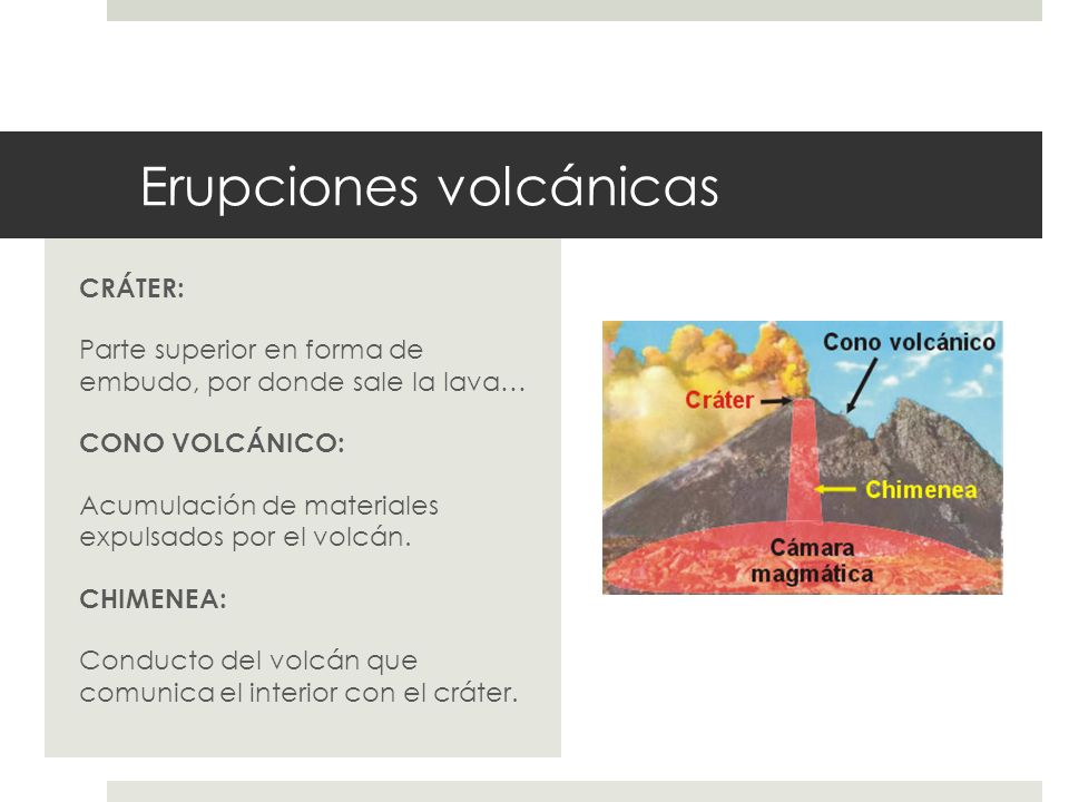 Erupciones volcánicas