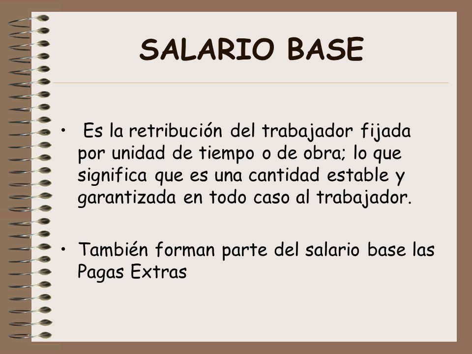 SALARIO BASE
