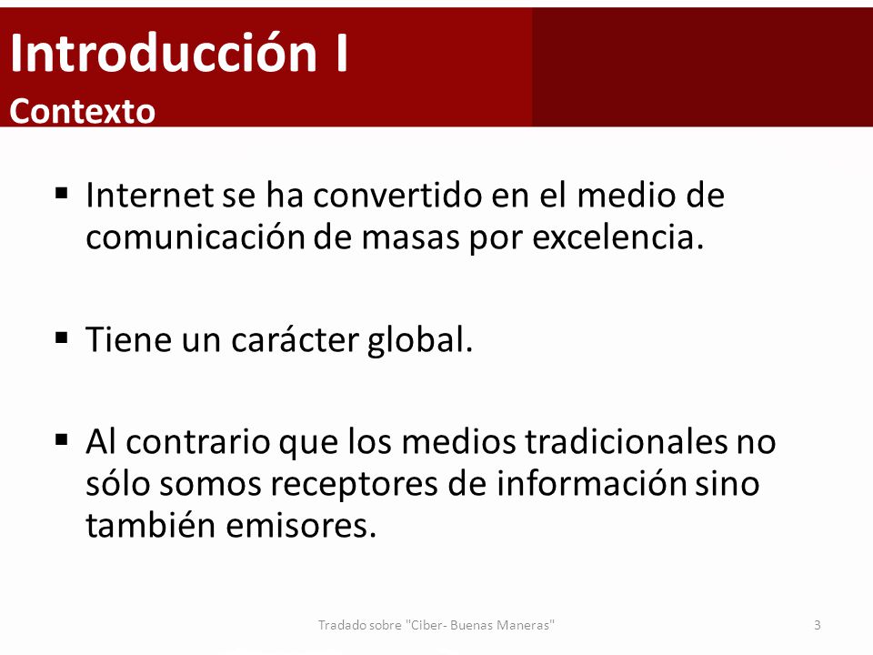Introducción I Contexto