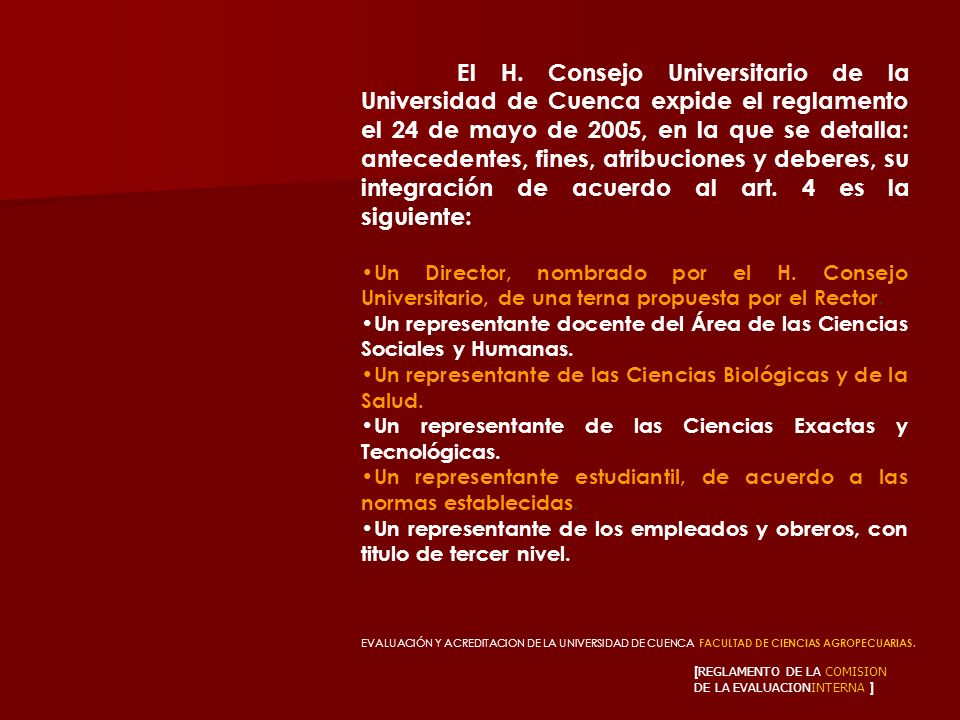 Un representante docente del Área de las Ciencias Sociales y Humanas.