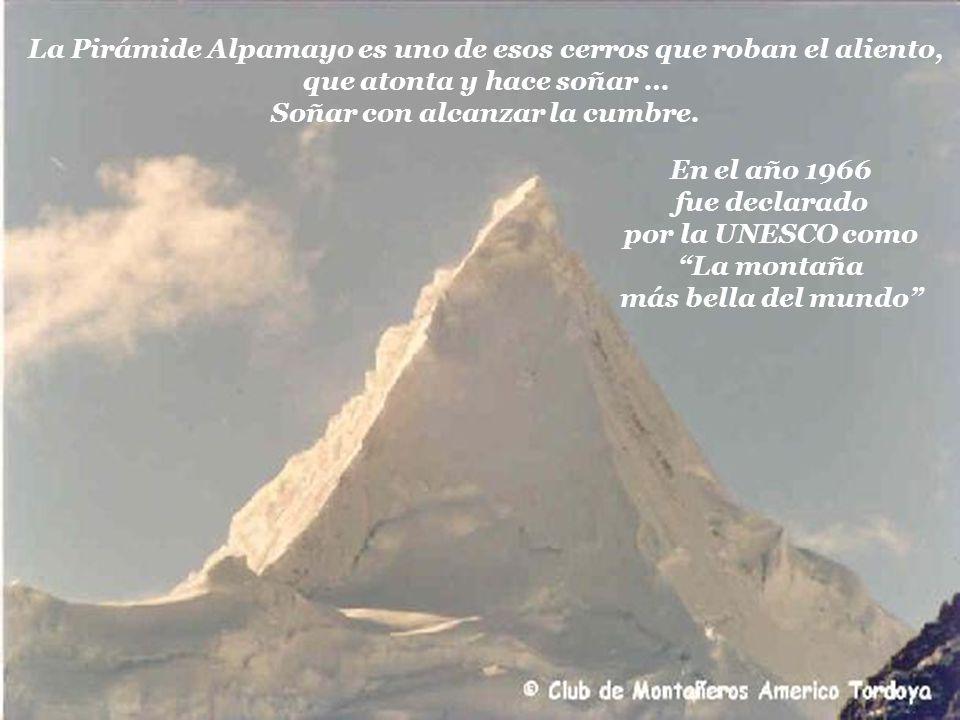 La Pirámide Alpamayo es uno de esos cerros que roban el aliento,