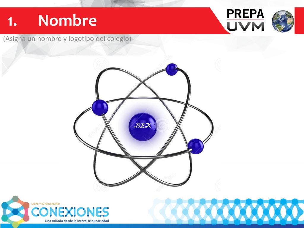 1. Nombre (Asigna un nombre y logotipo del colegio)