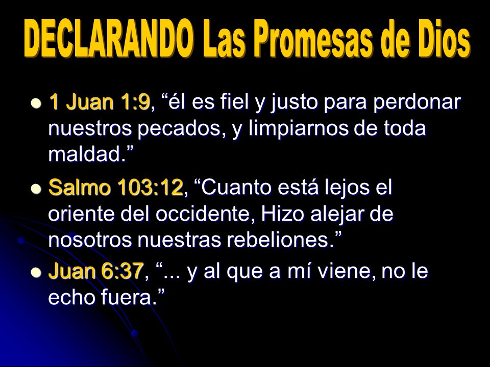 DECLARANDO Las Promesas de Dios