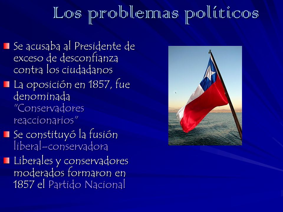 Los problemas políticos