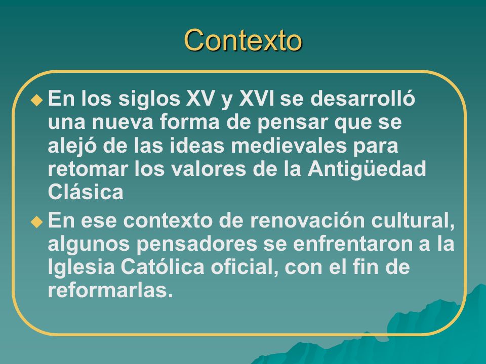 Contexto