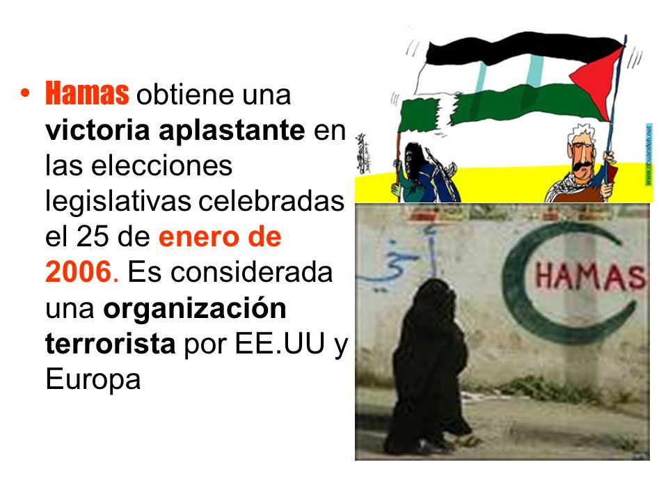 Hamas obtiene una victoria aplastante en las elecciones legislativas celebradas el 25 de enero de 2006.