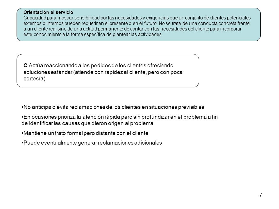 Mantiene un trato formal pero distante con el cliente
