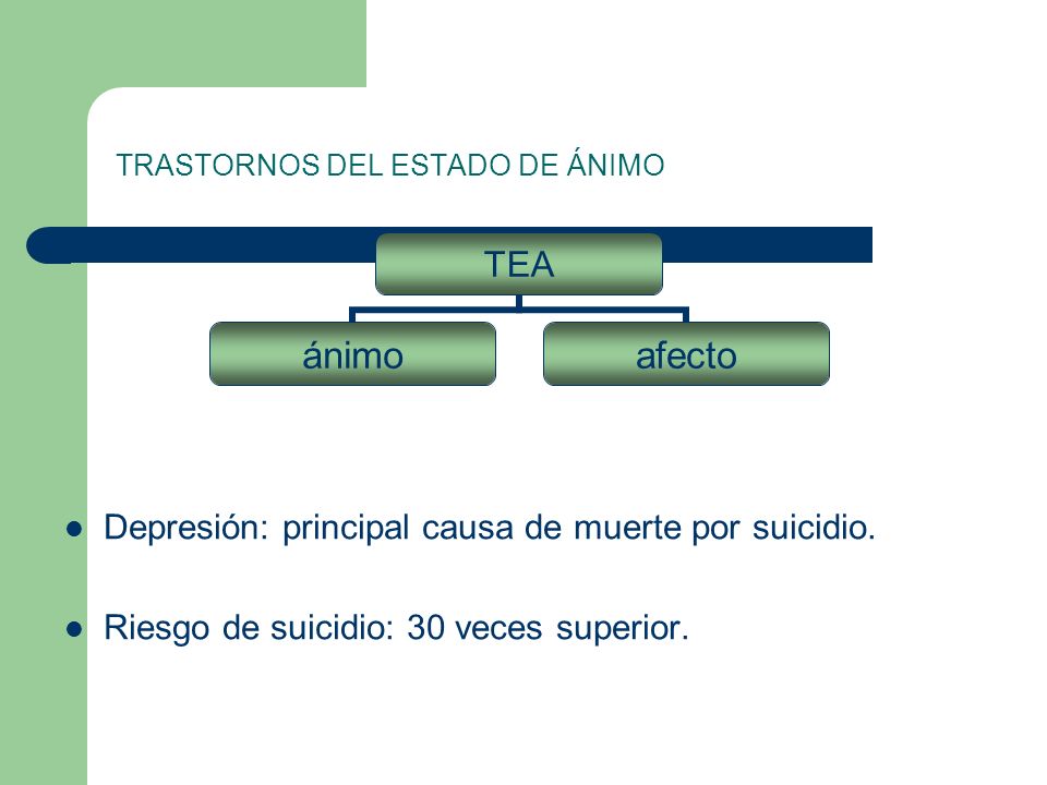 TRASTORNOS DEL ESTADO DE ÁNIMO
