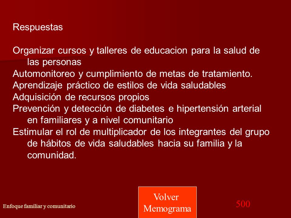 Organizar cursos y talleres de educacion para la salud de las personas