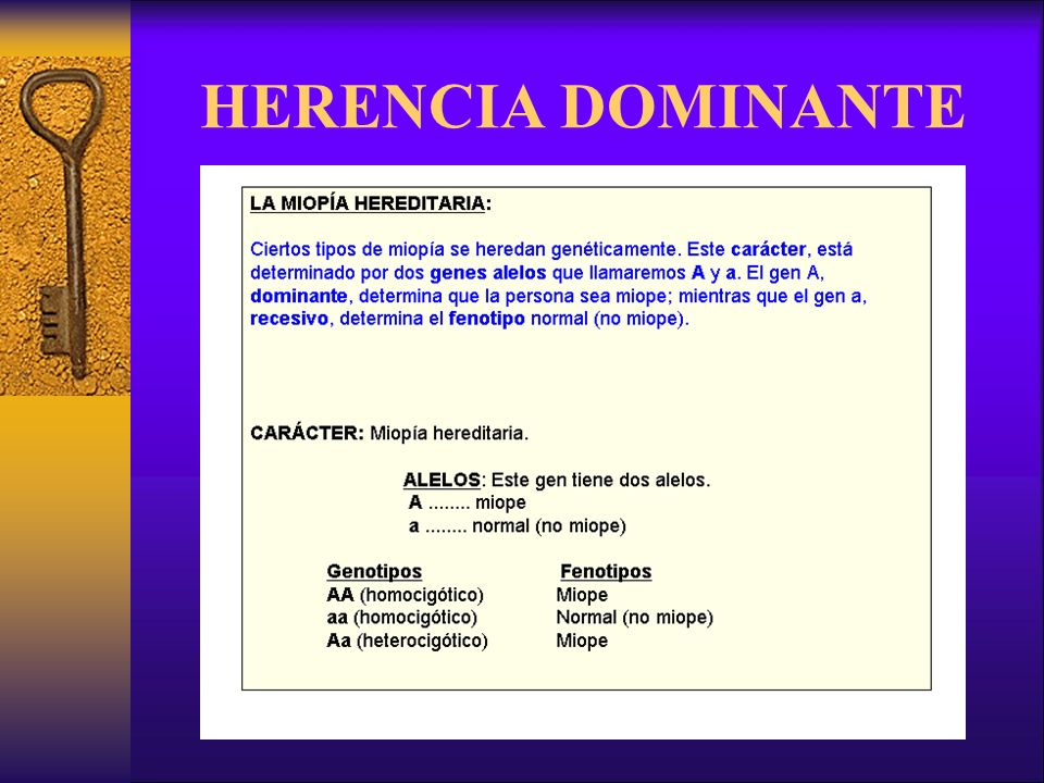 HERENCIA DOMINANTE