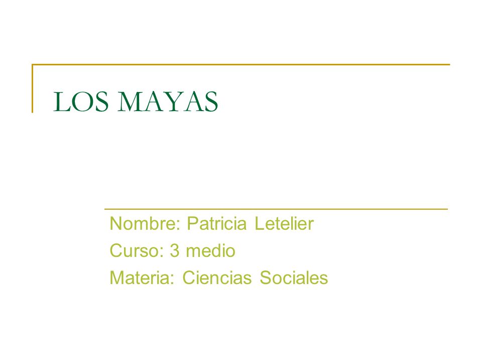 Nombre: Patricia Letelier Curso: 3 medio Materia: Ciencias Sociales