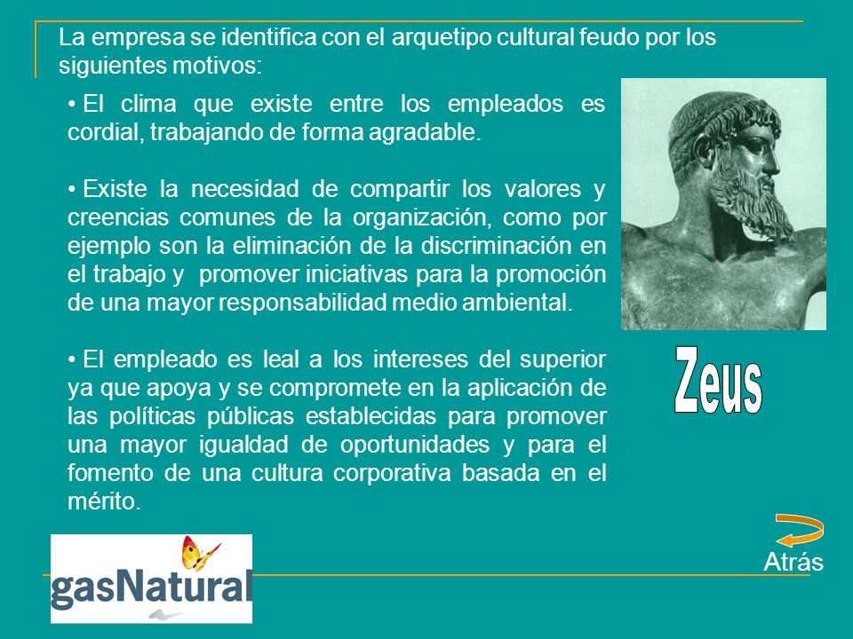 La empresa se identifica con el arquetipo cultural feudo por los siguientes motivos: