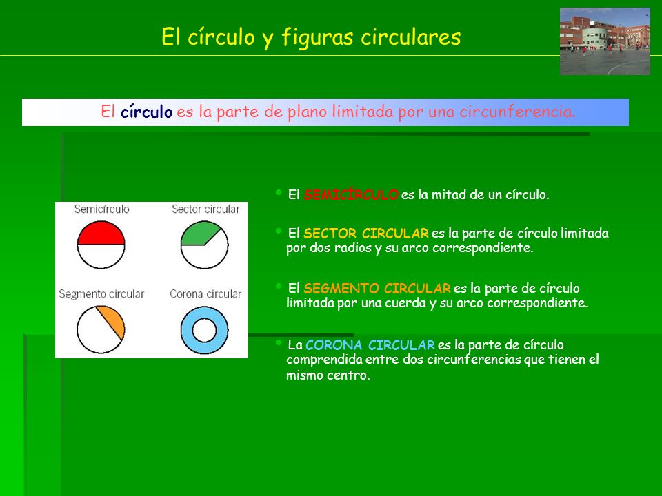 El círculo y figuras circulares