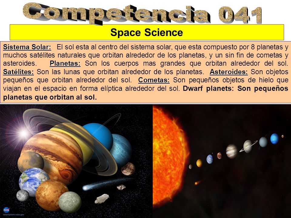 Competencia 041 Space Science