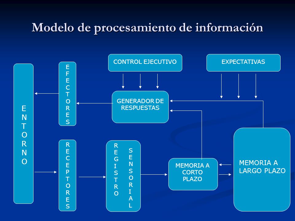 Modelo de procesamiento de información