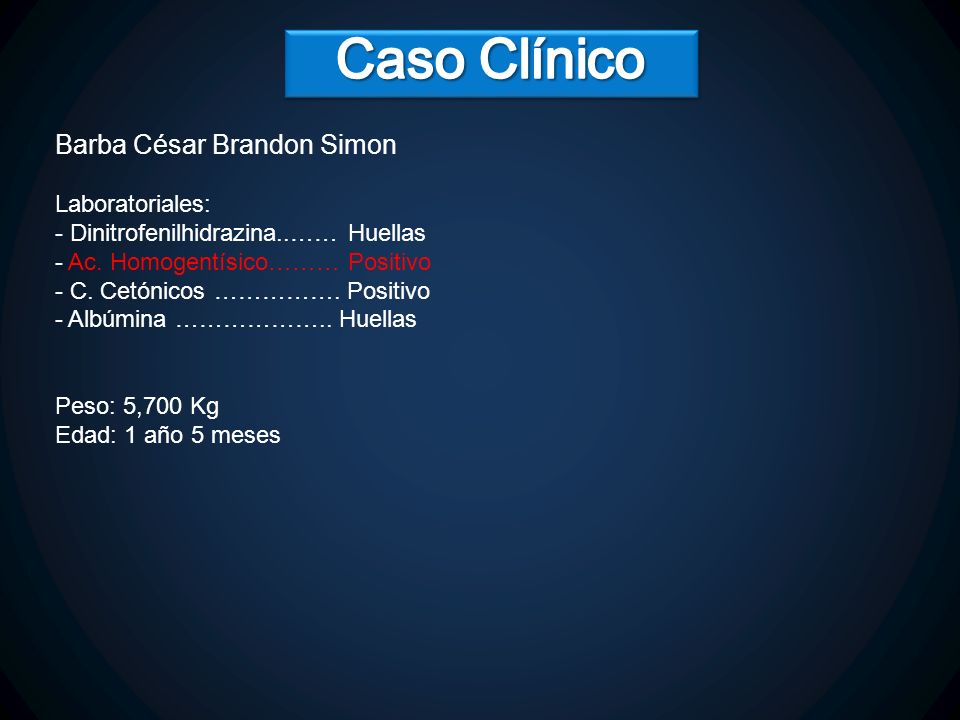 Caso Clínico Barba César Brandon Simon Laboratoriales: