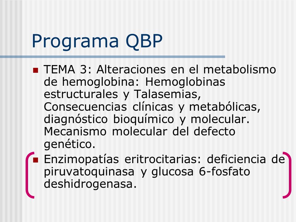 Programa QBP