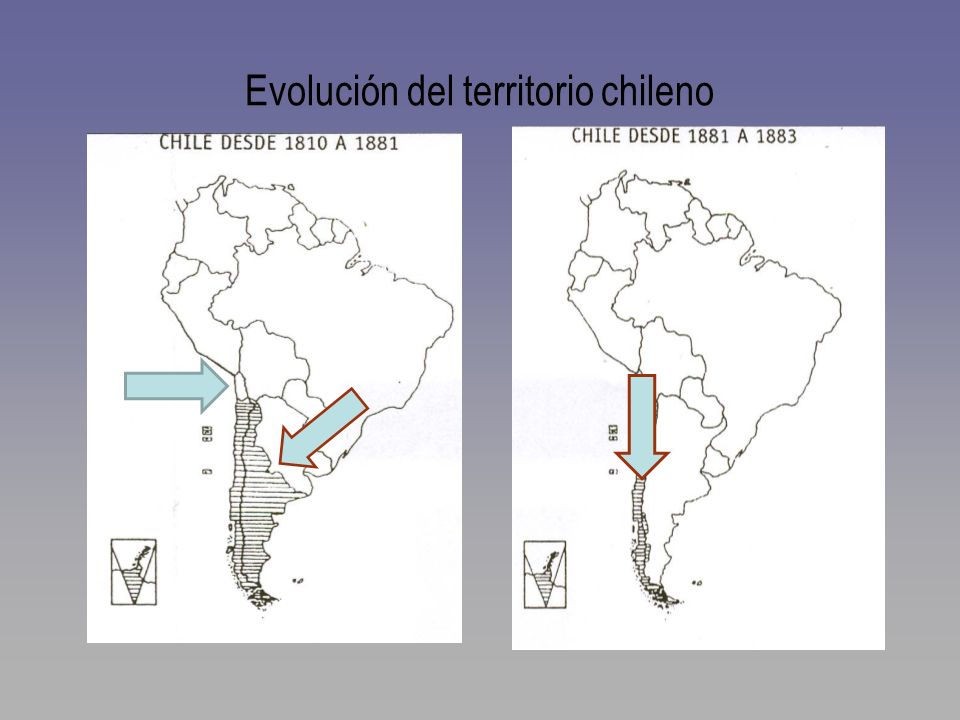 Evolución del territorio chileno