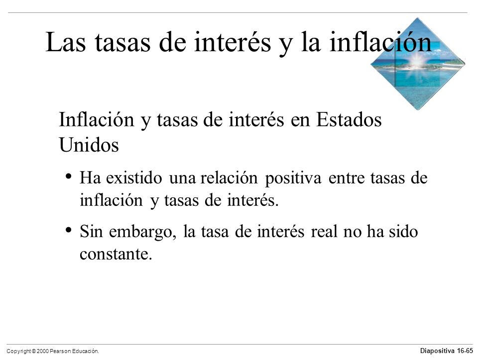 Las tasas de interés y la inflación