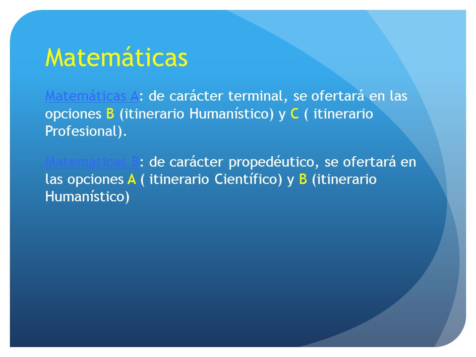 Matemáticas
