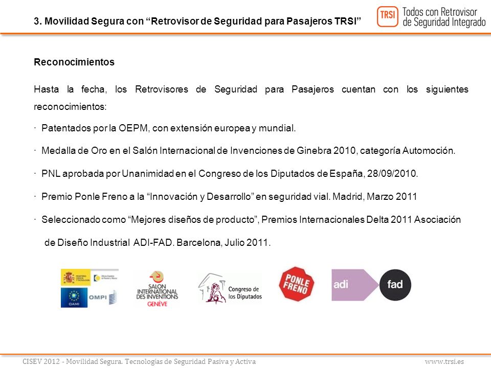 3. Movilidad Segura con Retrovisor de Seguridad para Pasajeros TRSI