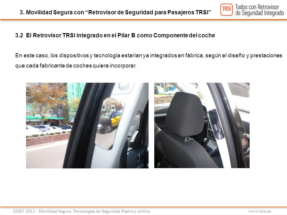 3. Movilidad Segura con Retrovisor de Seguridad para Pasajeros TRSI