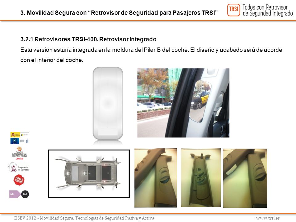 3. Movilidad Segura con Retrovisor de Seguridad para Pasajeros TRSI