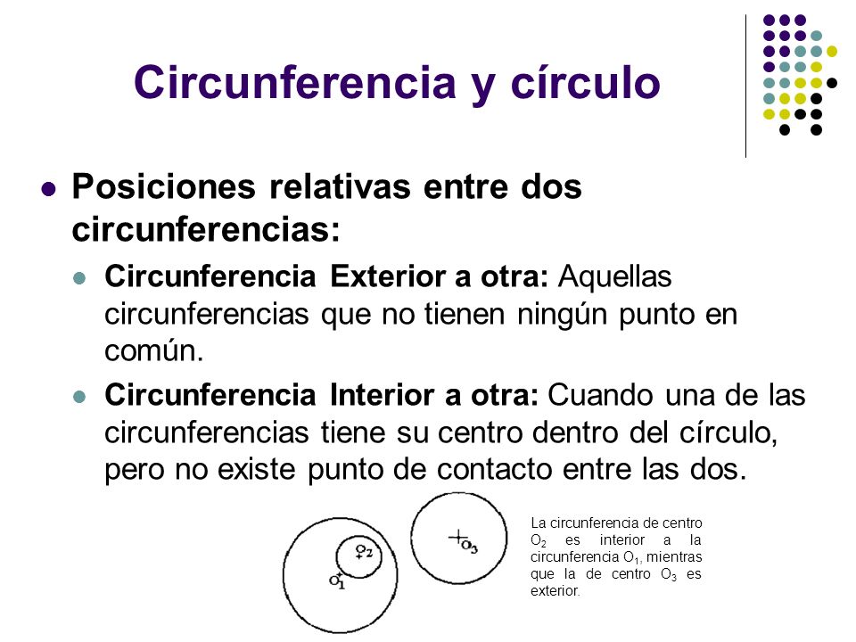 Circunferencia y círculo