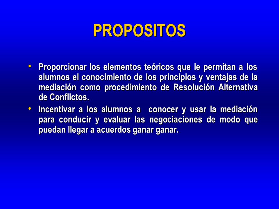 PROPOSITOS