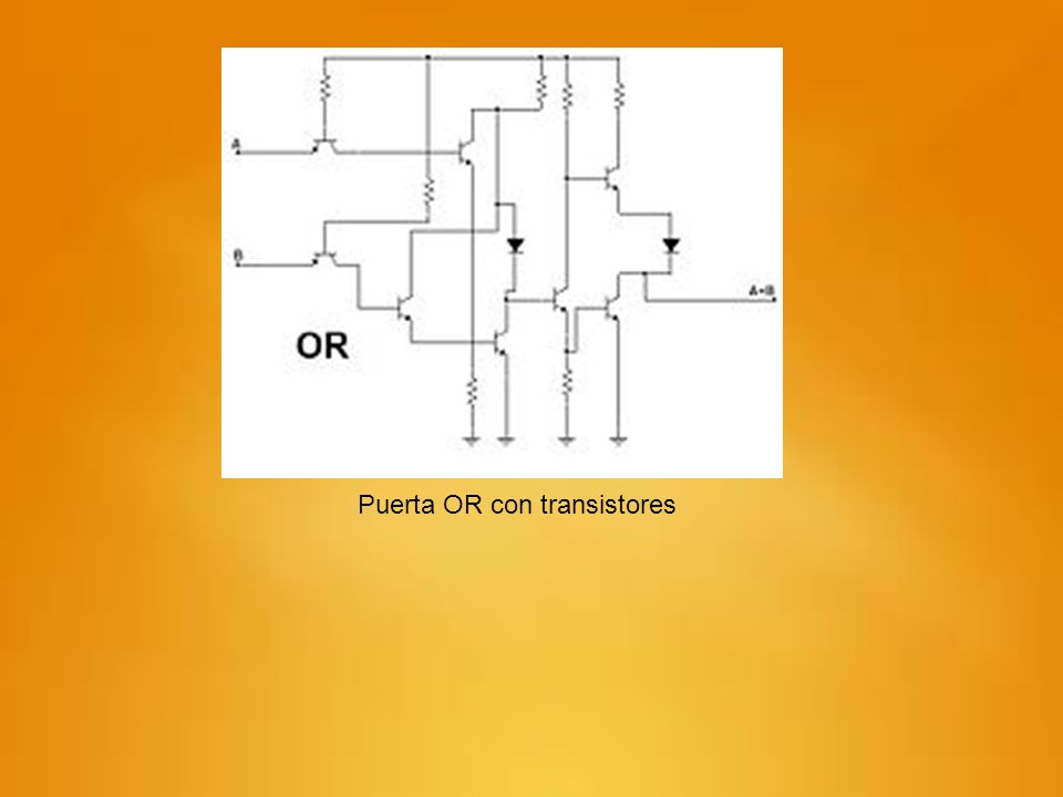 Puerta OR con transistores