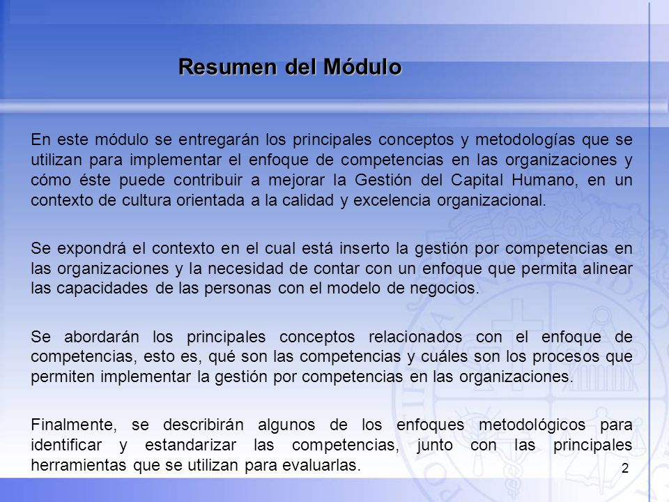 Resumen del Módulo