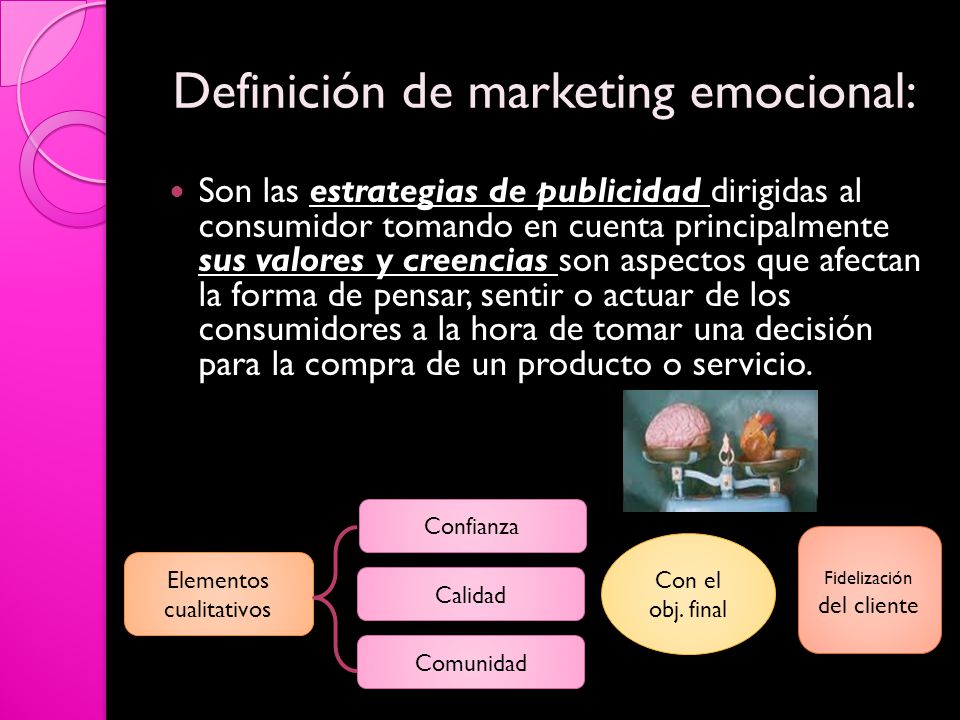 Definición de marketing emocional: