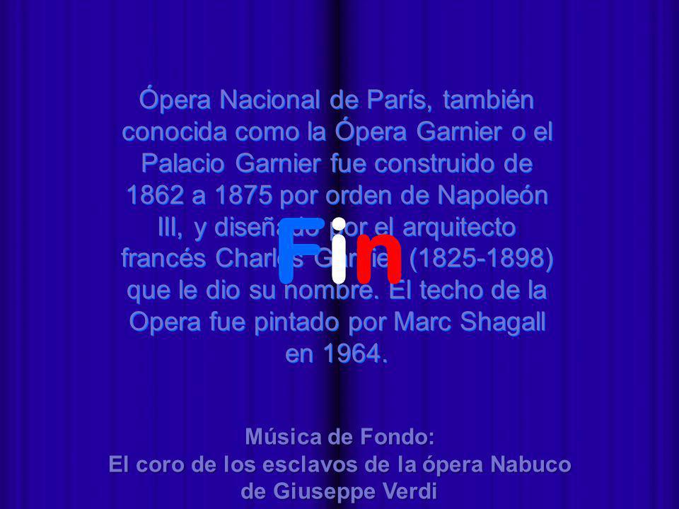 El coro de los esclavos de la ópera Nabuco