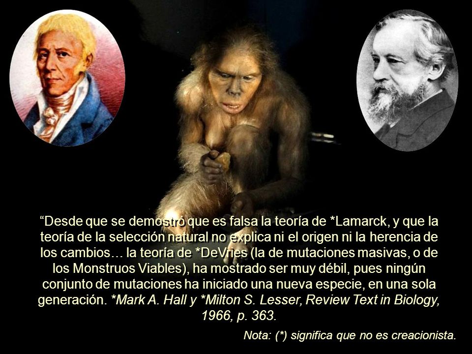 Desde que se demostró que es falsa la teoría de