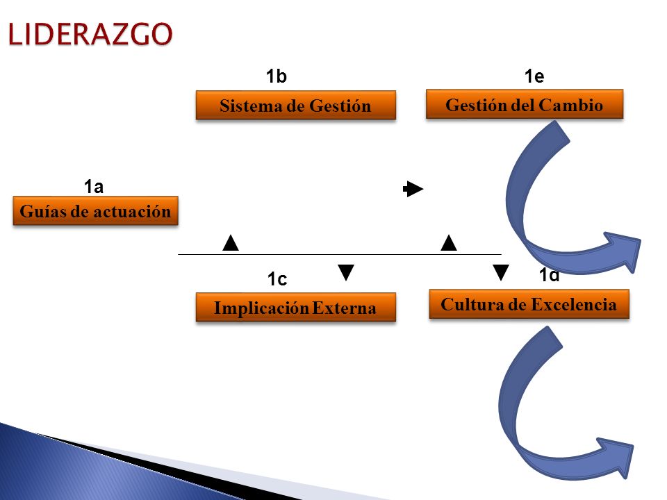 LIDERAZGO Guías de actuación Sistema de Gestión 1b Implicación Externa