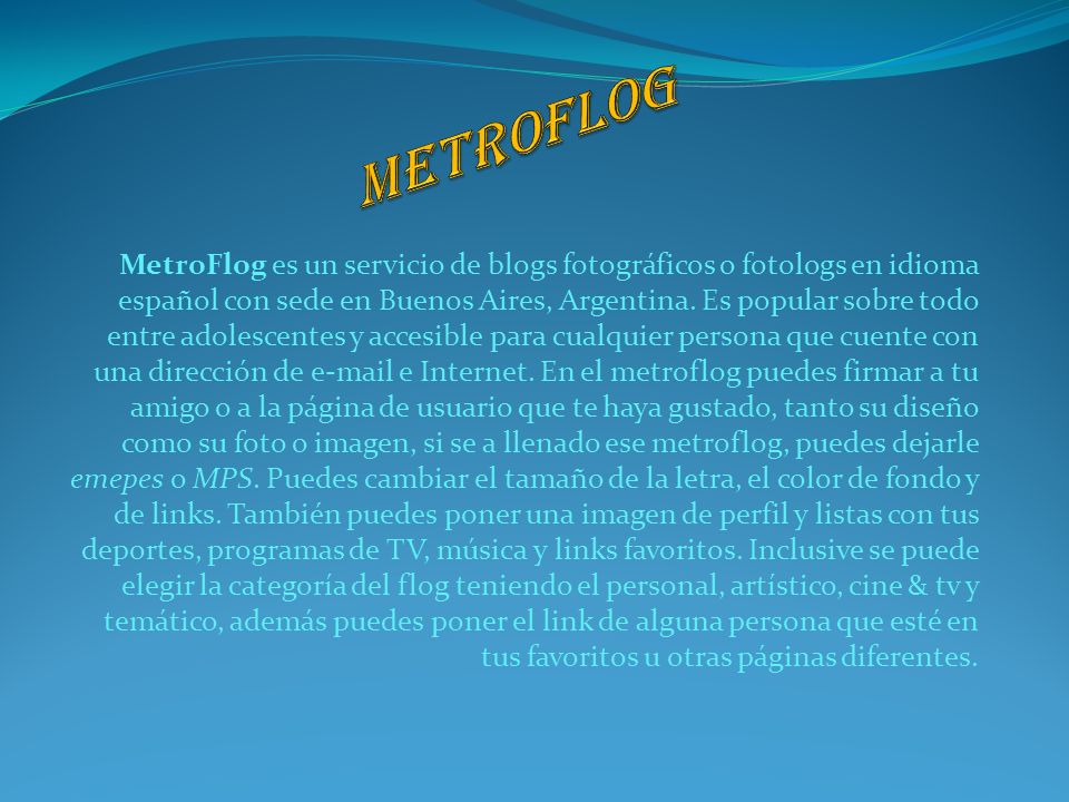 METROFLOG