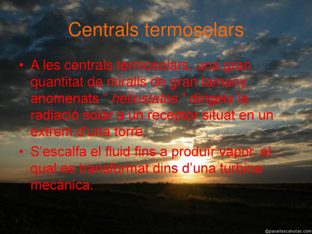 Centrals termosolars