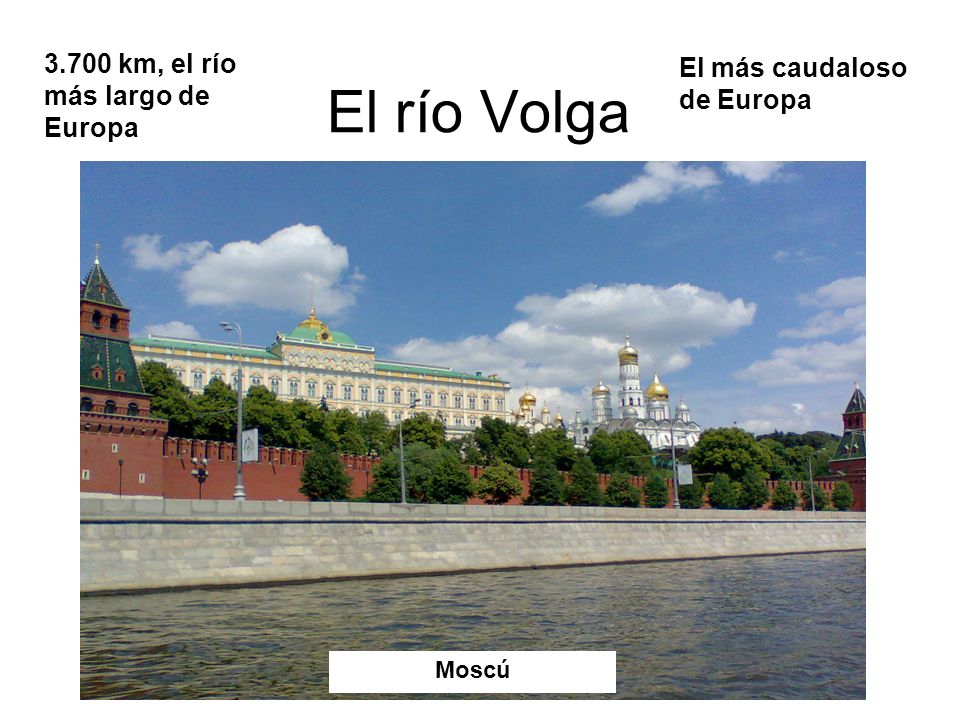 El río Volga km, el río más largo de Europa