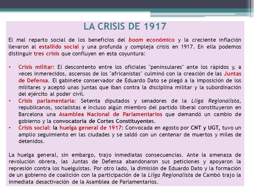 LA CRISIS DE 1917