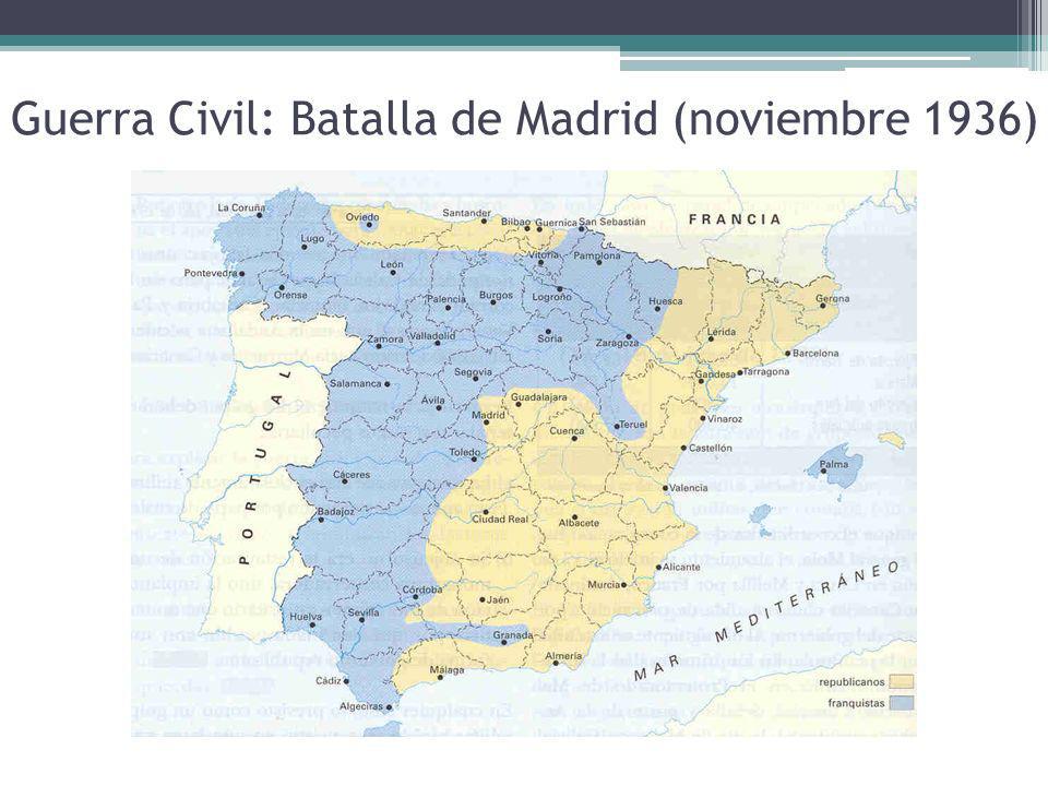 Guerra Civil: Batalla de Madrid (noviembre 1936)