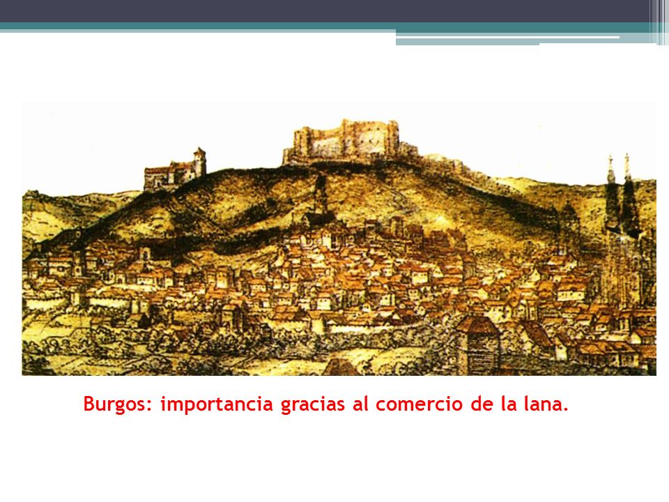 Burgos: importancia gracias al comercio de la lana.