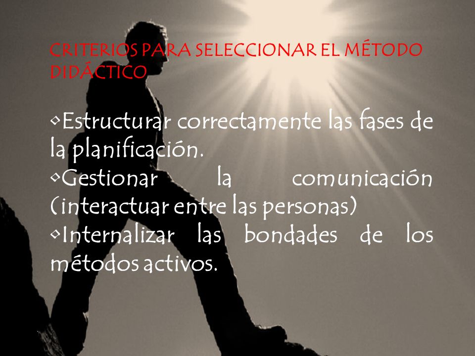 Estructurar correctamente las fases de la planificación.