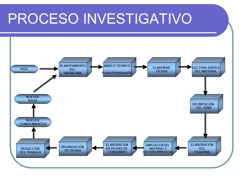 PROCESO INVESTIGATIVO