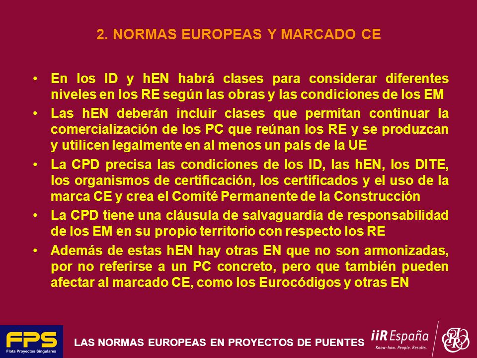 2. NORMAS EUROPEAS Y MARCADO CE