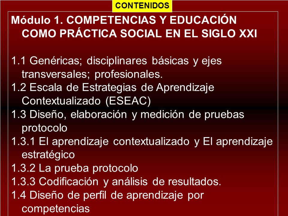 1.2 Escala de Estrategias de Aprendizaje Contextualizado (ESEAC)