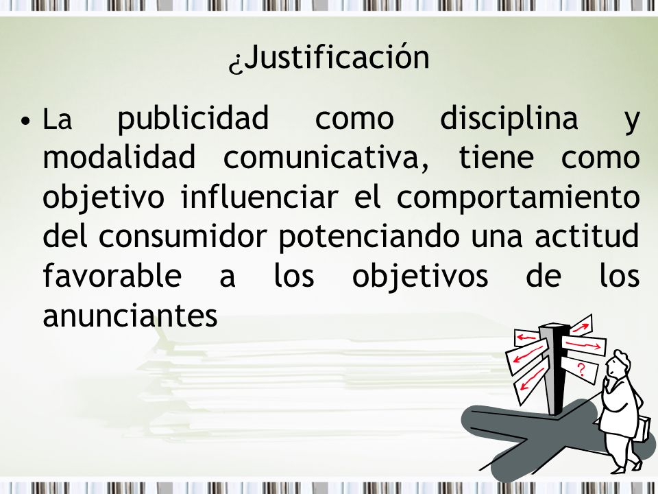 ¿Justificación