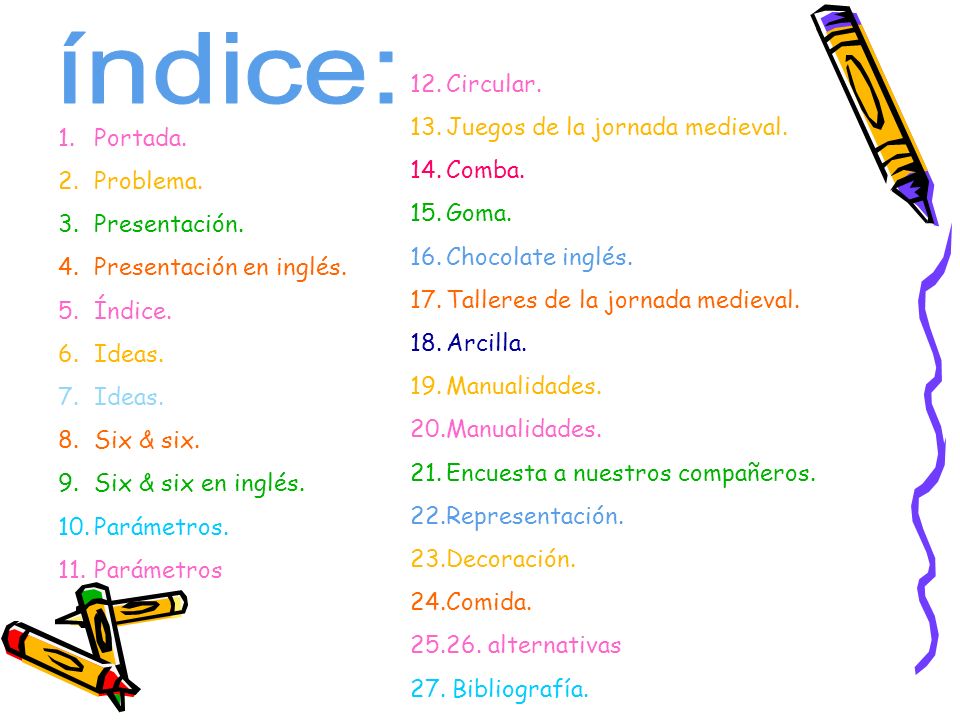 índice: Circular. Juegos de la jornada medieval. Comba. Portada. Goma.