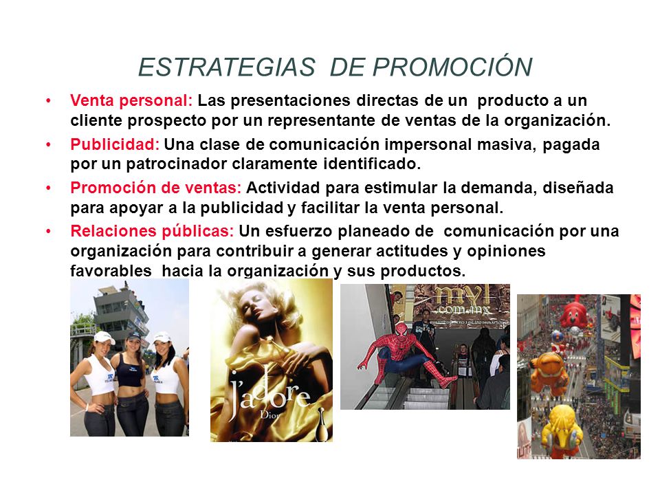 ESTRATEGIAS DE PROMOCIÓN