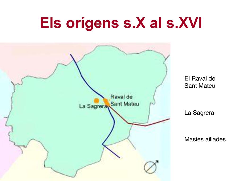 Els orígens s.X al s.XVI El Raval de Sant Mateu La Sagrera