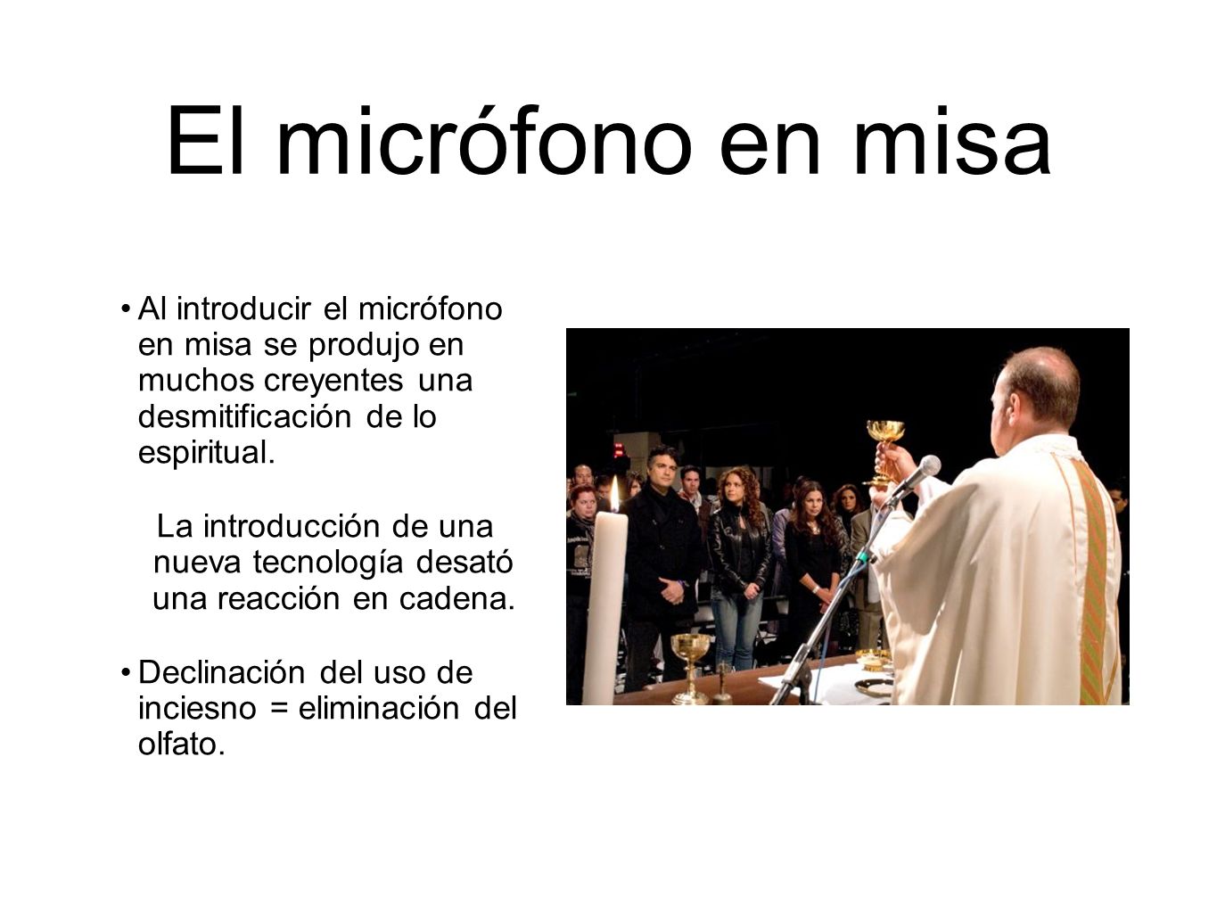 La introducción de una nueva tecnología desató una reacción en cadena.